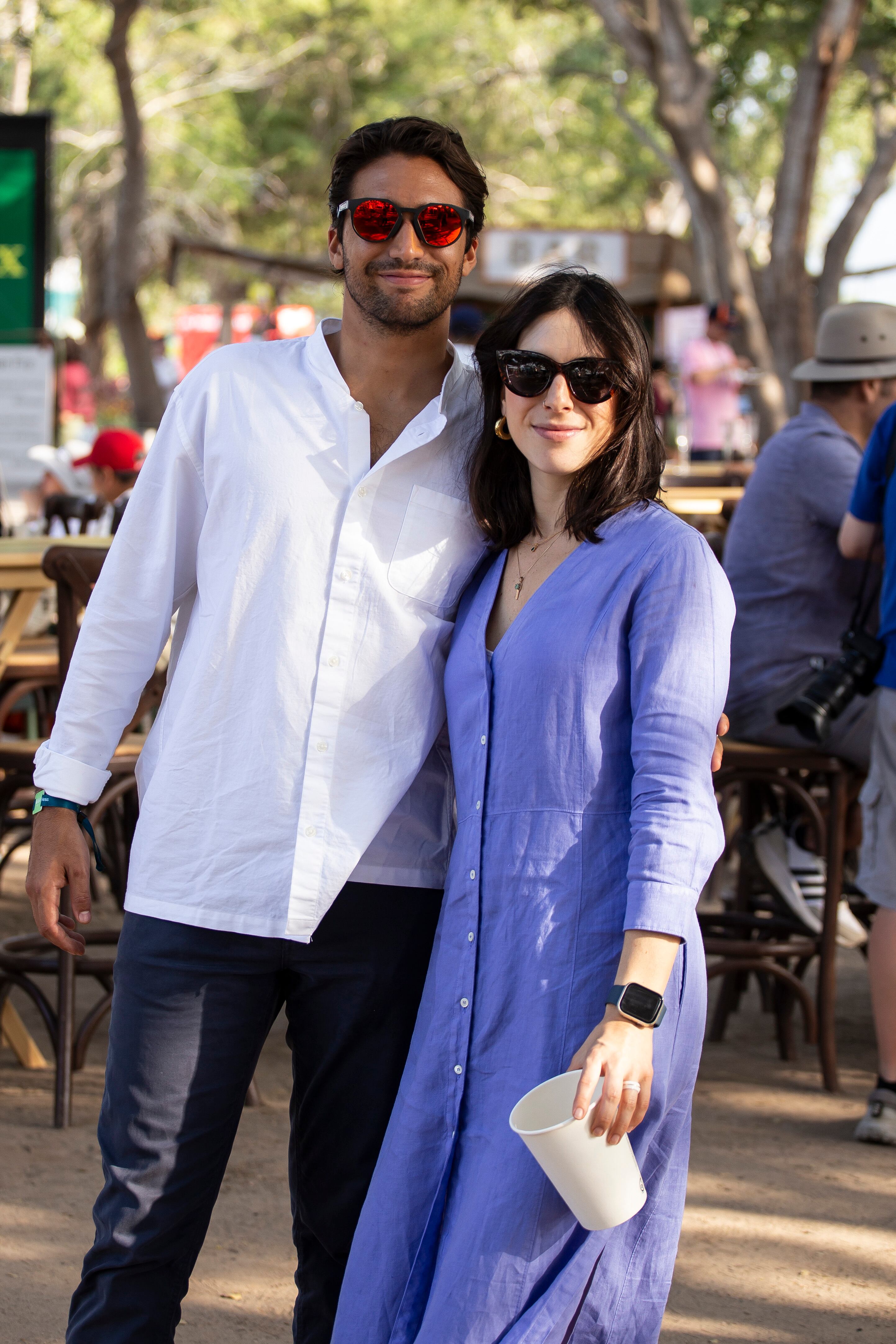 Eduardo Calderón y María José Sáenz. (Foto: Esteban Torreblanca)