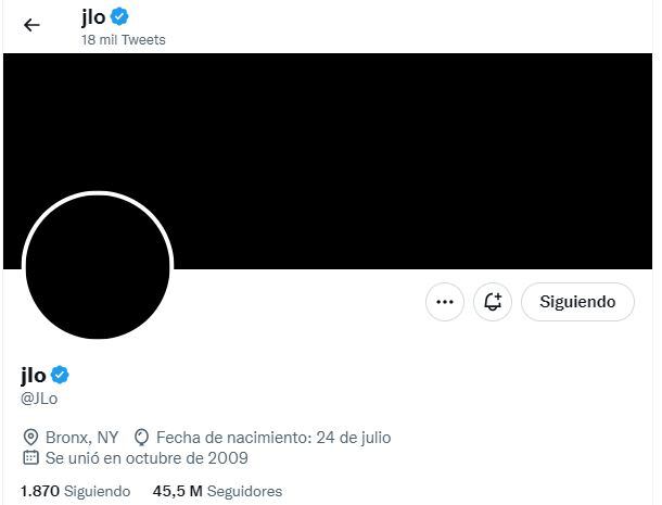 Jennifer Lopez desaparece su foto y borra todo su Instagram