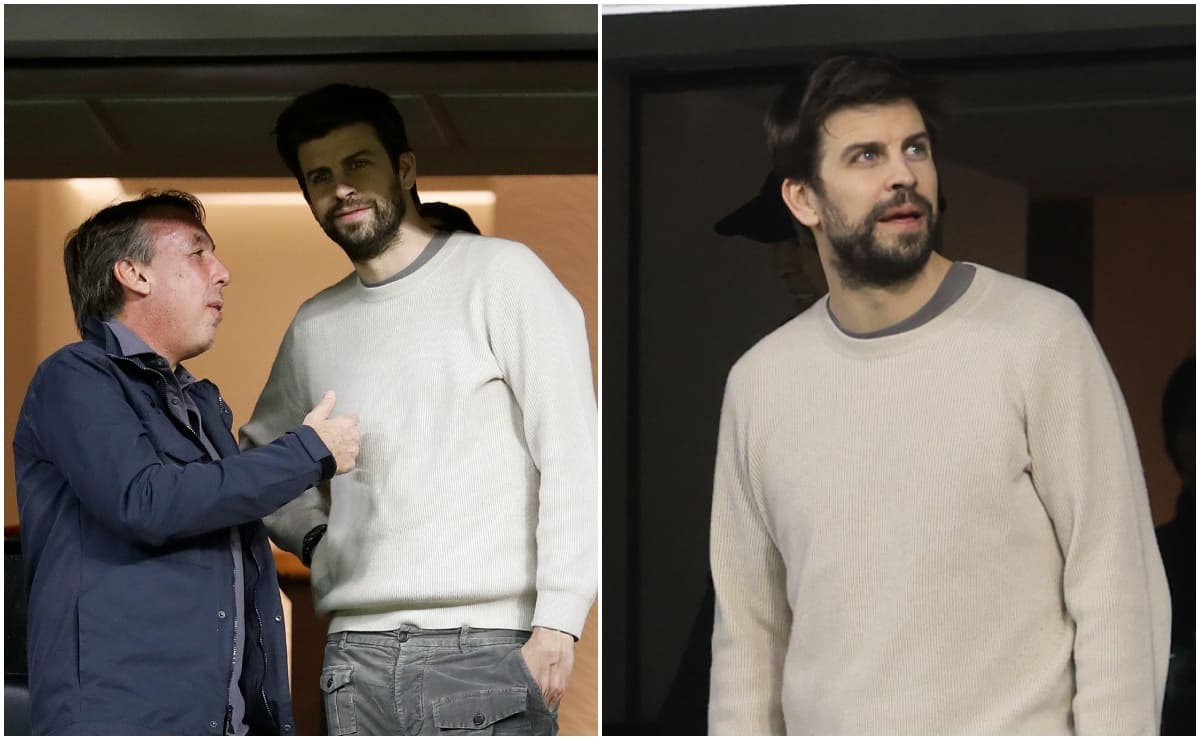 Gerard Piqué junto a Emilio Azcárraga Jean / EFE - El Universal