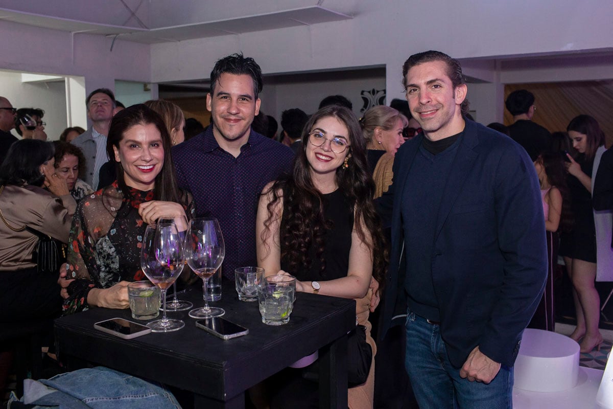 Ximena Hernández, León Hernández Eugenia Hernández y Miguel Ángel Mateo. (Foto: Esteban Torreblanca)