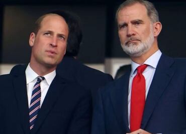 El príncipe William y el rey Felipe VI se reúnen en la final de la Eurocopa