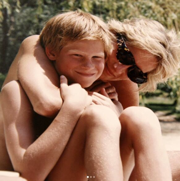 Diana de Gales y el príncipe Harry / Foto: Archivo