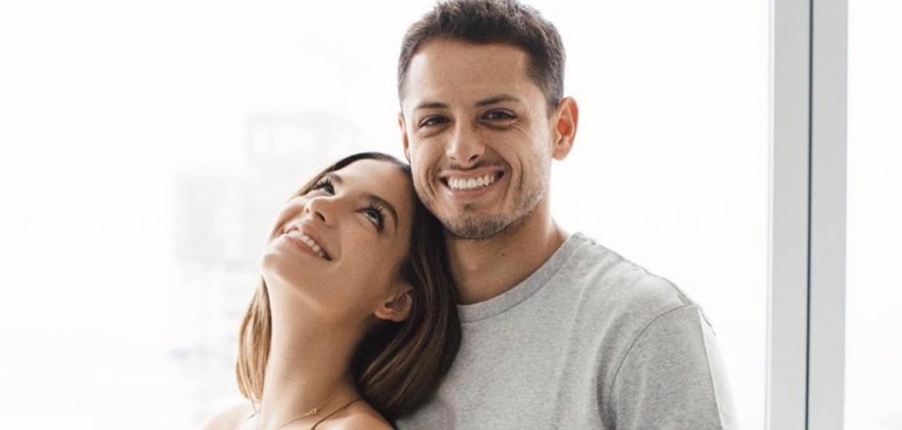 Javier "Chicharito" Hernández y Sarah Kohan / Foto: Instagram