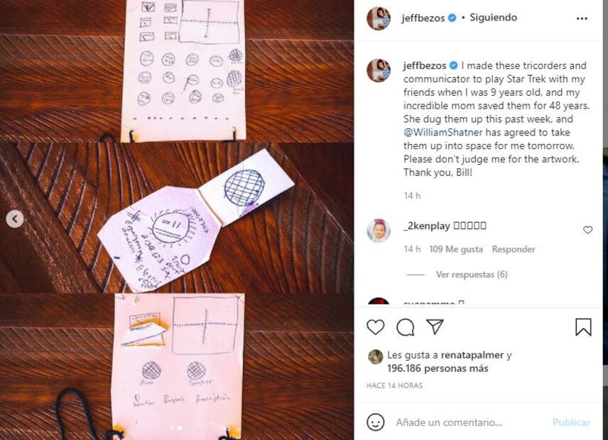 Lauren Sanchez, novia de Jeff Bezos, desea buena suerte a "su amor" en su nueva cuenta de Instagram