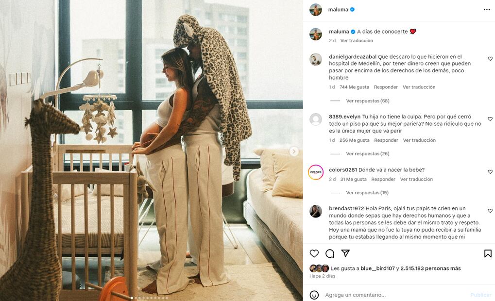 Maluma y Susana Gómez/Instagram