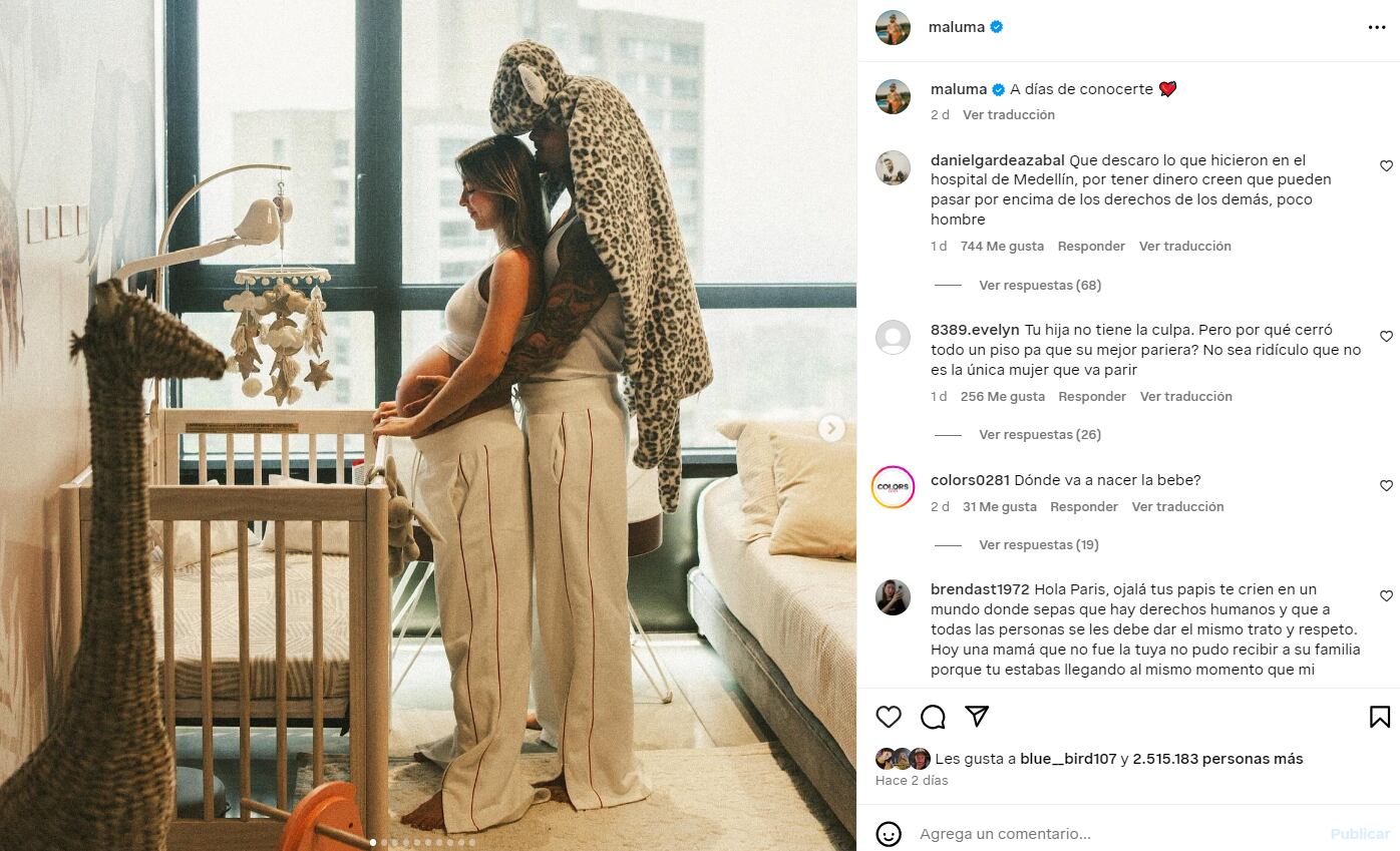 Maluma y Susana Gómez/Instagram