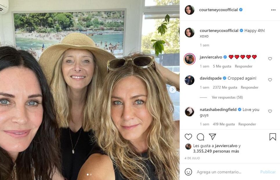 Courteney Cox recibe una nominación a los Emmy por “Friends”