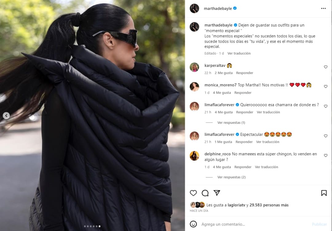 Instagram: @marthadebayle