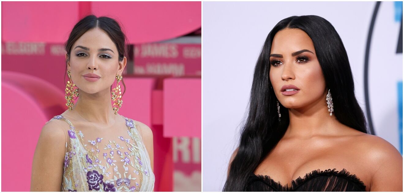 Captan a Eiza González y a Demi Lovato con una stripper en un centro nocturno en Miami 