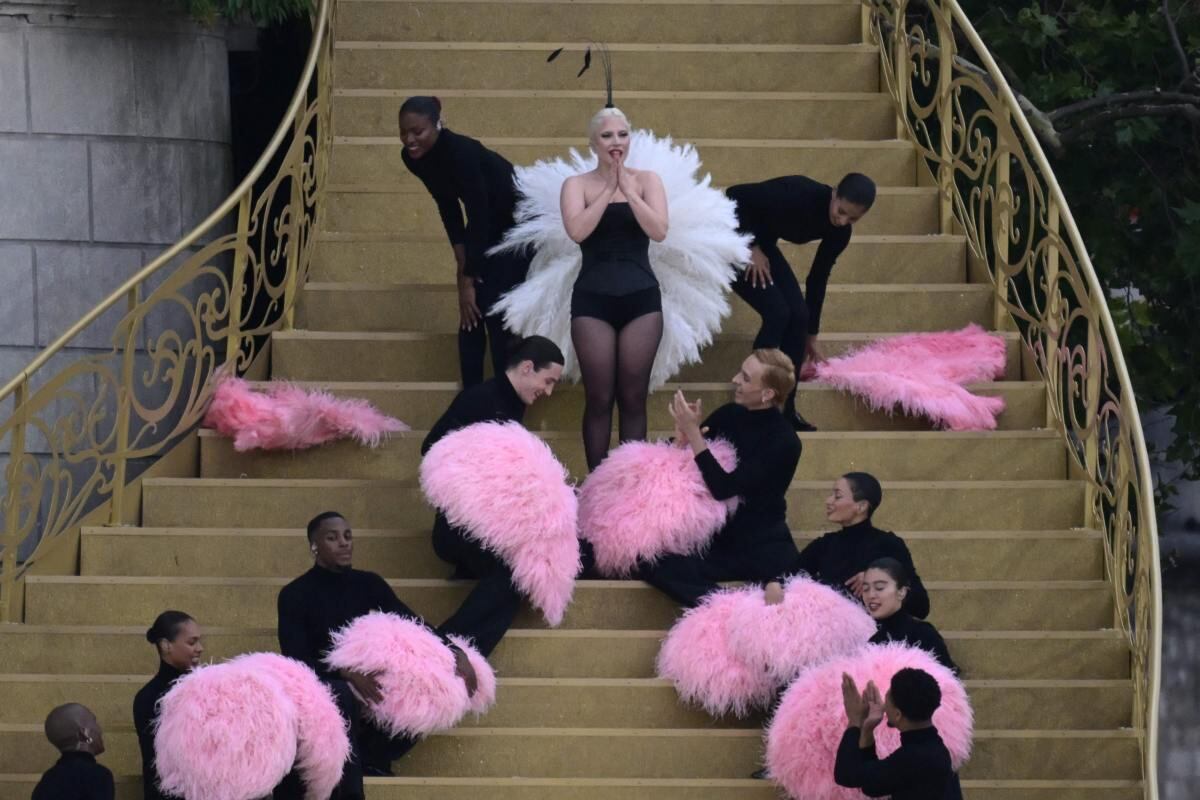 Lady Gaga en la inauguración de las Olimpiadas París 2024 / Foto: AFP