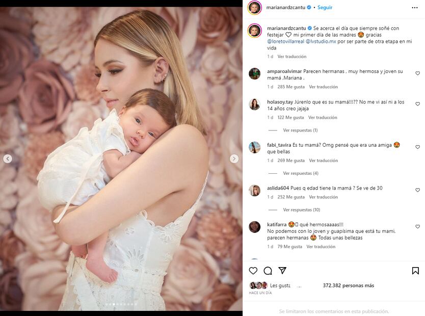 Mariana Rodríguez posa junto a su mamá Luisa Cantú, ¡Parecen hermanas!