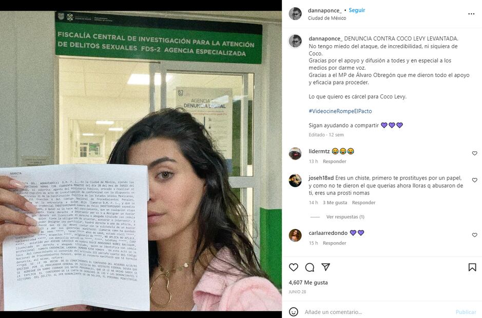Coco Levy, hijo de Talina Fernández, vinculado a proceso por acoso sexual 