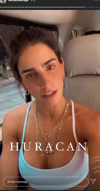 "Estoy bien", Bárbara de Regil tras ser desalojada de hotel por huracán Delta