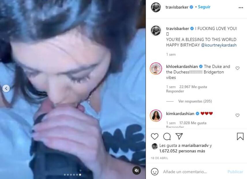 Las candentes vacaciones de Kourtney Kardashian y Travis Barker