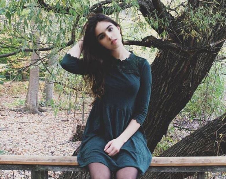 María Ibarra, toda una top model a sus 18 años