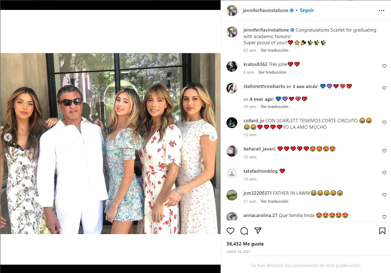 Sylvester Stallone y Jennifer Flavin se reconcilian a un mes de anunciar su divorcio