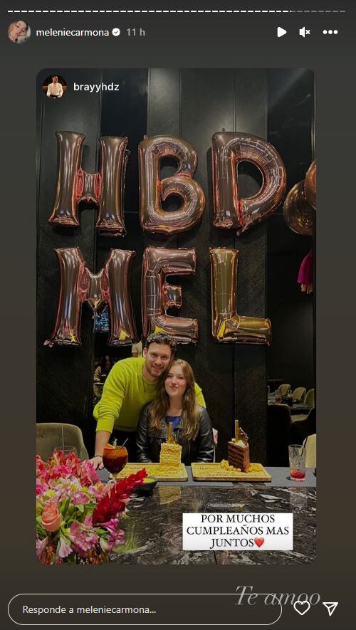 Melenie Carmona, hija de Alicia Villarreal, celebra su cumpleaños 24 con una elegante fiesta