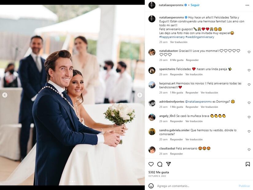 Talita, hija de Natalia Esperón y Pepe Bastón, espera su primer bebé