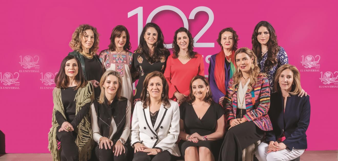 <p>En la foto: (arriba, de izquierda a derecha) Beatriz Calles, Juana Cuevas de Meade, Perla Díaz de Ealy, Tanya Moss, Carmen López Portillo, Perla Ealy Díaz. (Abajo, de izquierda a derecha) Lucy Lara, Ana Paula Ordorica, Margarita Zavala, Claudia Ruiz Massieu, Ivette Morán de Murat, María Elena Morera<strong>&nbsp; (Fotos: Nancy López y Christian Valdivia)</strong></p>
