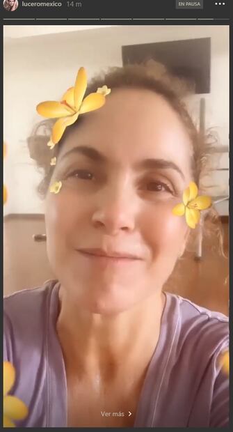 Foto: Así se ve Lucero por las mañana y sin maquillaje 