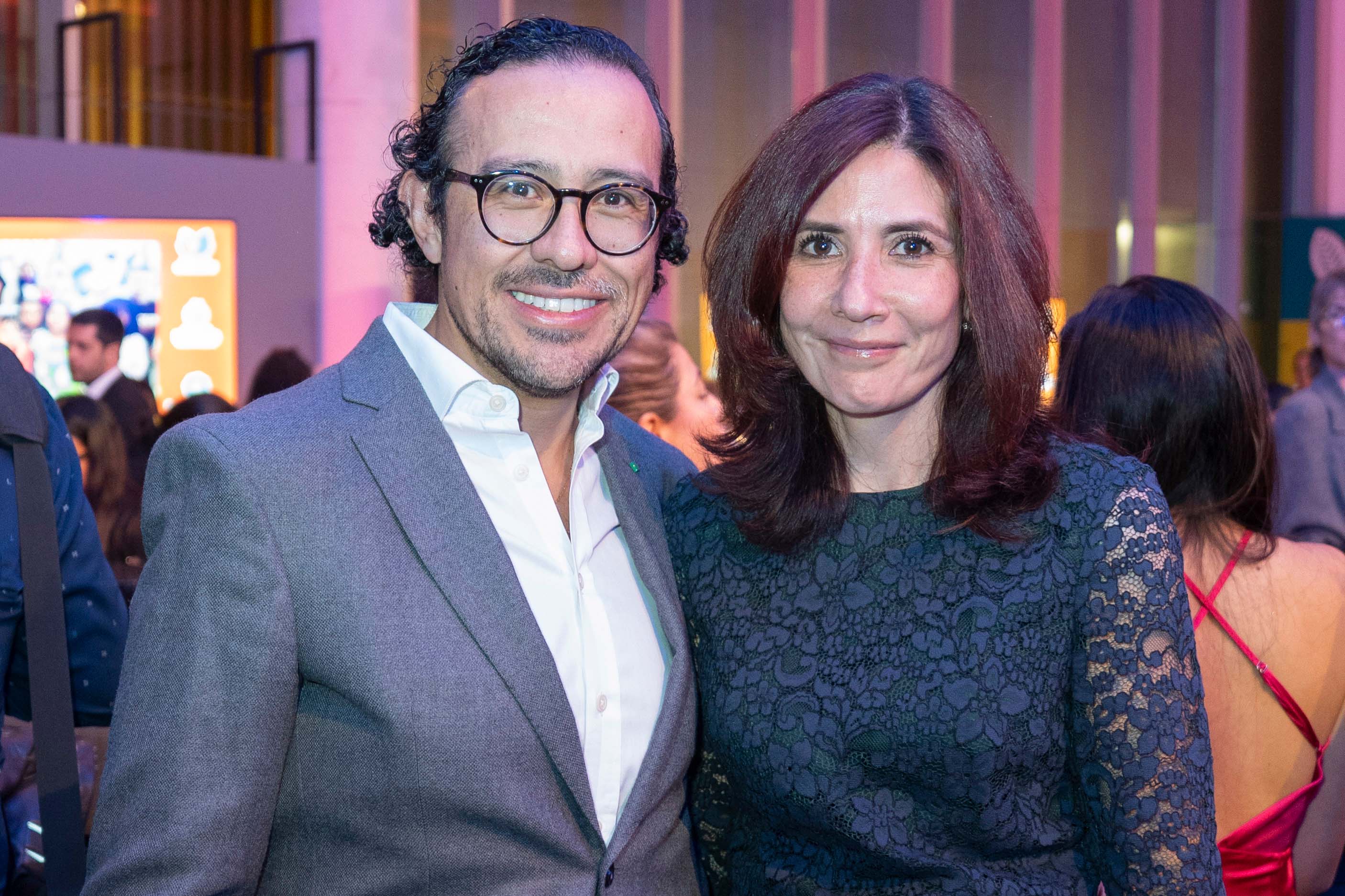 Rodrigo Wright y Lorena García. (Foto: Héctor Arjonsa)