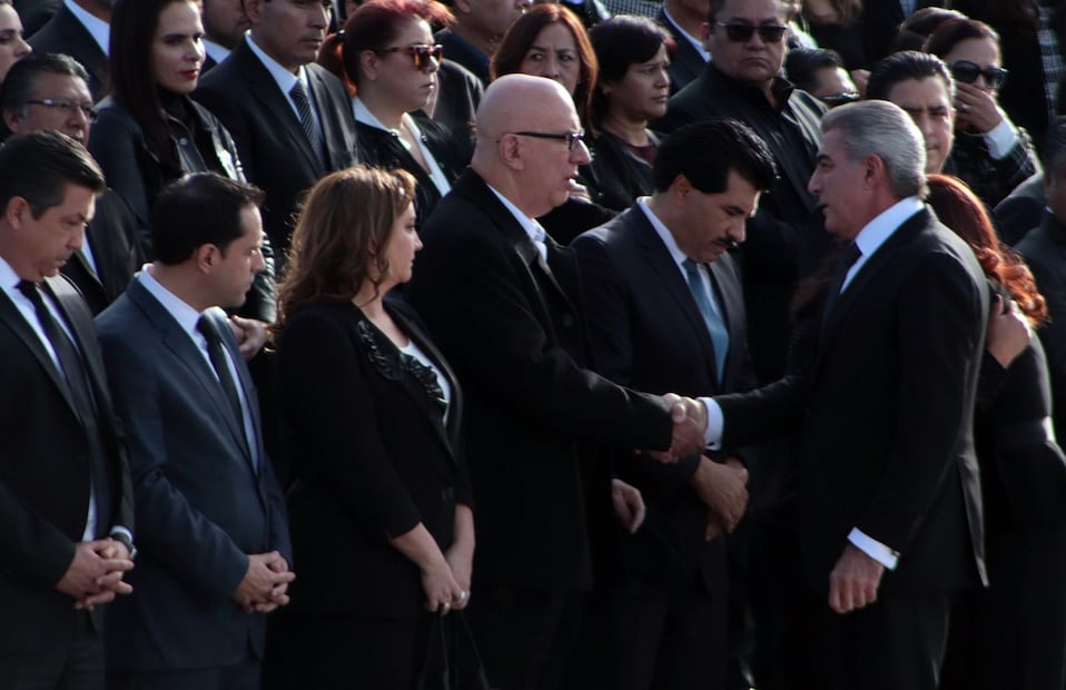 Ellos le dieron el último adiós a Martha Érika Alonso y Rafael Moreno Valle