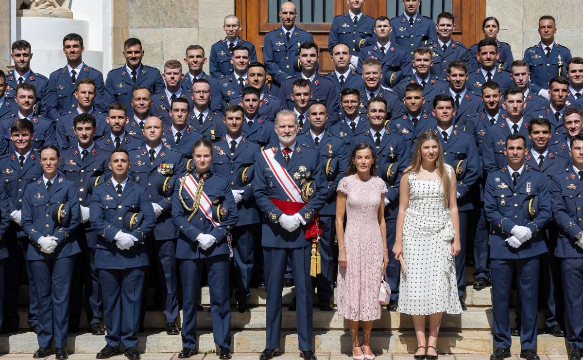La princesa Leonor culminó su formación militar / Foto: EFE