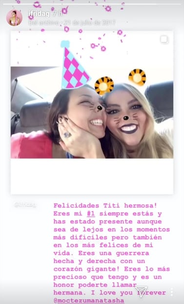 Tía de Natasha Moctezuma le dedica conmovedor texto tras su muerte a los 24 años