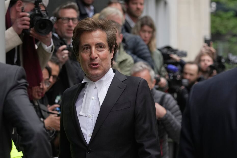 David Sherborne, abogado del príncipe Harry / AP
