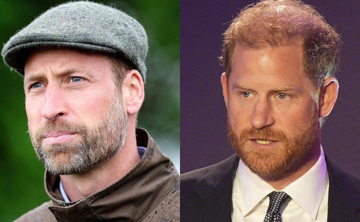 Los príncipes William y Harry, distanciados en homenaje a la reina Isabel II