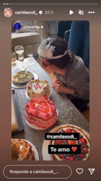 La íntima y casual celebración de Camila Sodi por su cumpleaños 37