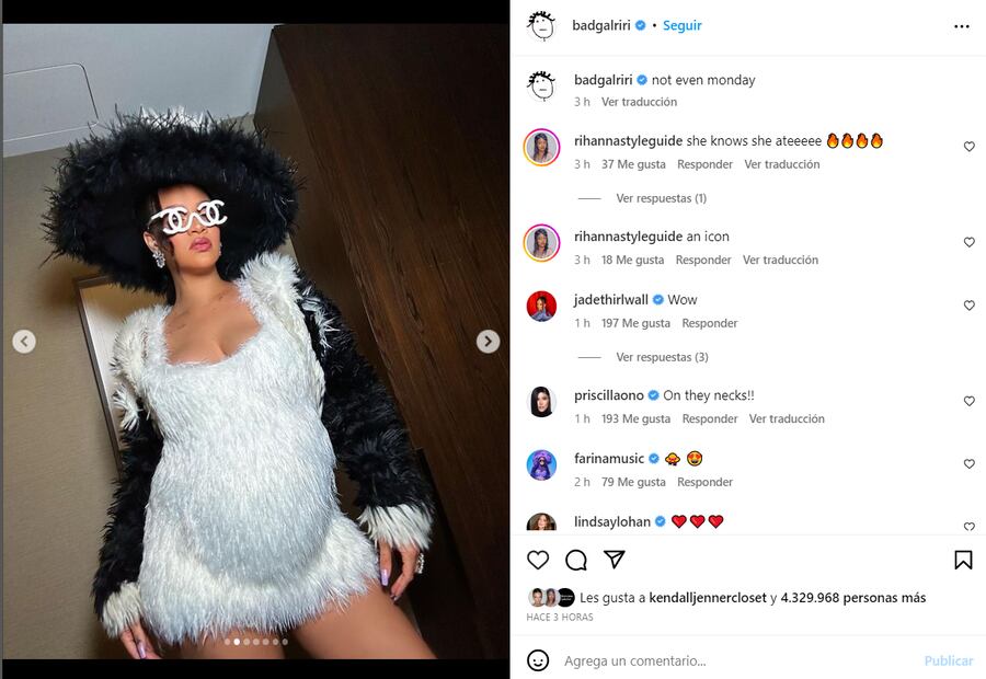 Rihanna derrocha estilo con atuendo Chanel en Nueva York previo a la MET Gala 2023