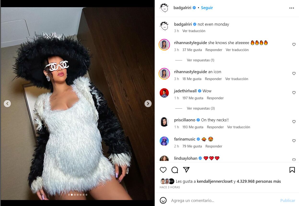 Rihanna derrocha estilo con atuendo Chanel en Nueva York previo a la MET Gala 2023