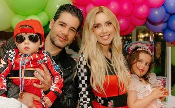 Shanik Aspe celebra fiesta de cumpleaños doble para Carlotta y Valentino, sus hijos