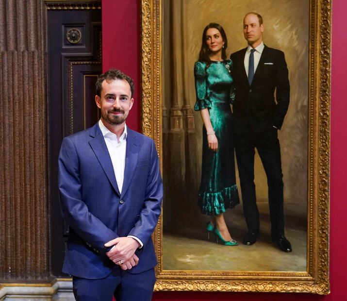 Kate Middleton y el príncipe William: su nuevo cuadro y todo sobre el look de la duquesa