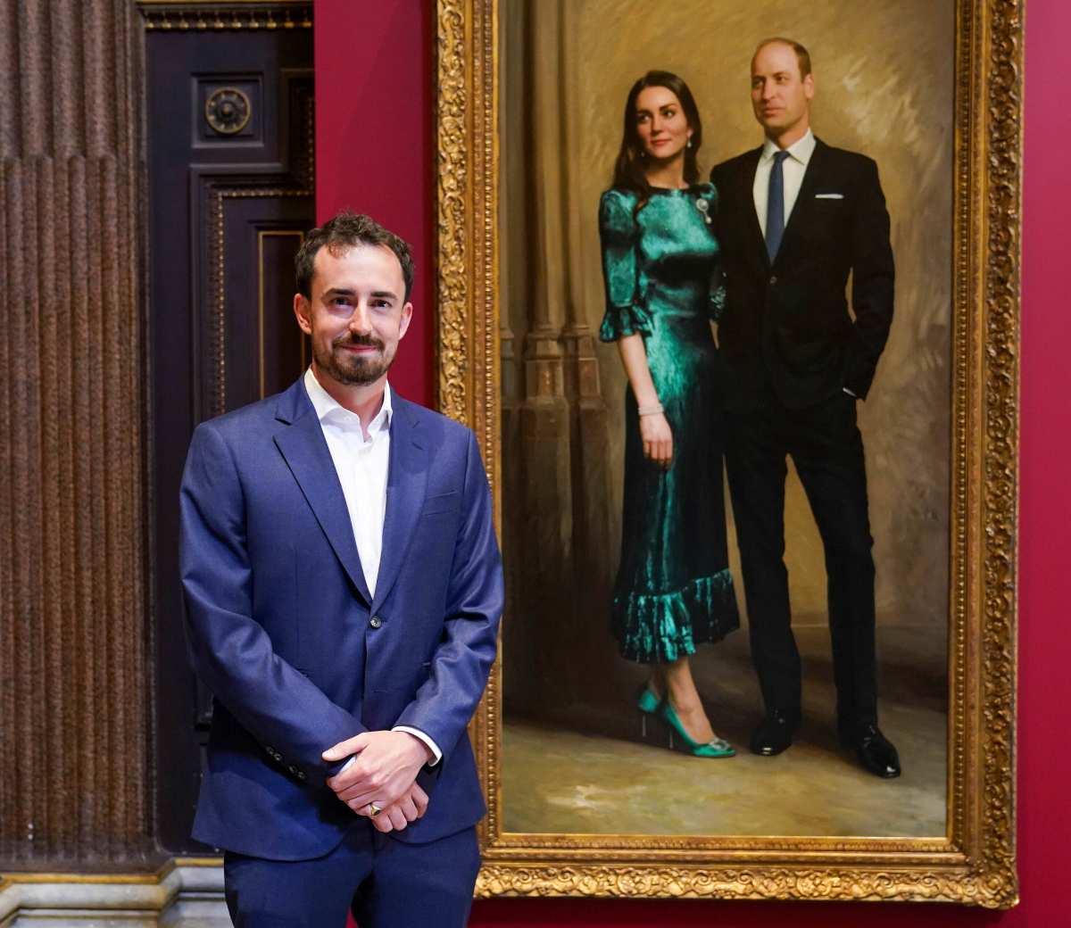 Kate Middleton y el príncipe William: su nuevo cuadro y todo sobre el look de la duquesa