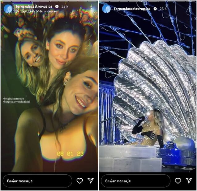 Angélica Rivera celebró su cumpleaños con sus hijas en el concierto de Beyoncé / Instagram