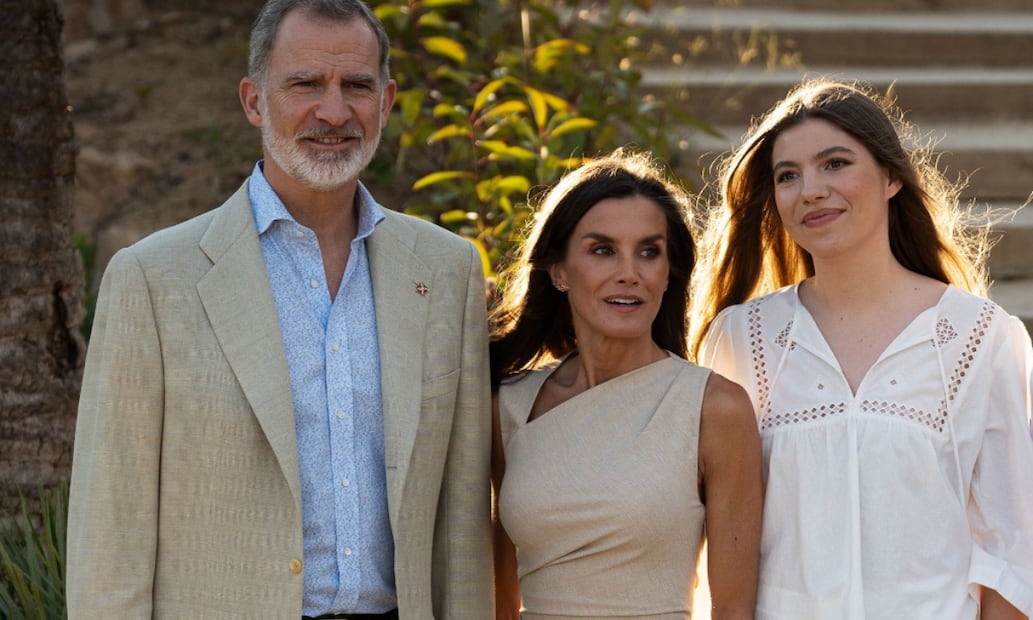 La infanta Sofía junto a Felipe VI y Letizia Ortiz  / Foto: cortesía EFE
