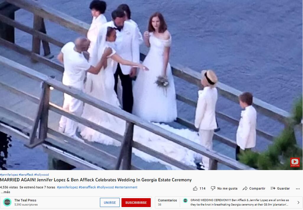 La boda soñada de Jennifer Lopez y Ben Affleck