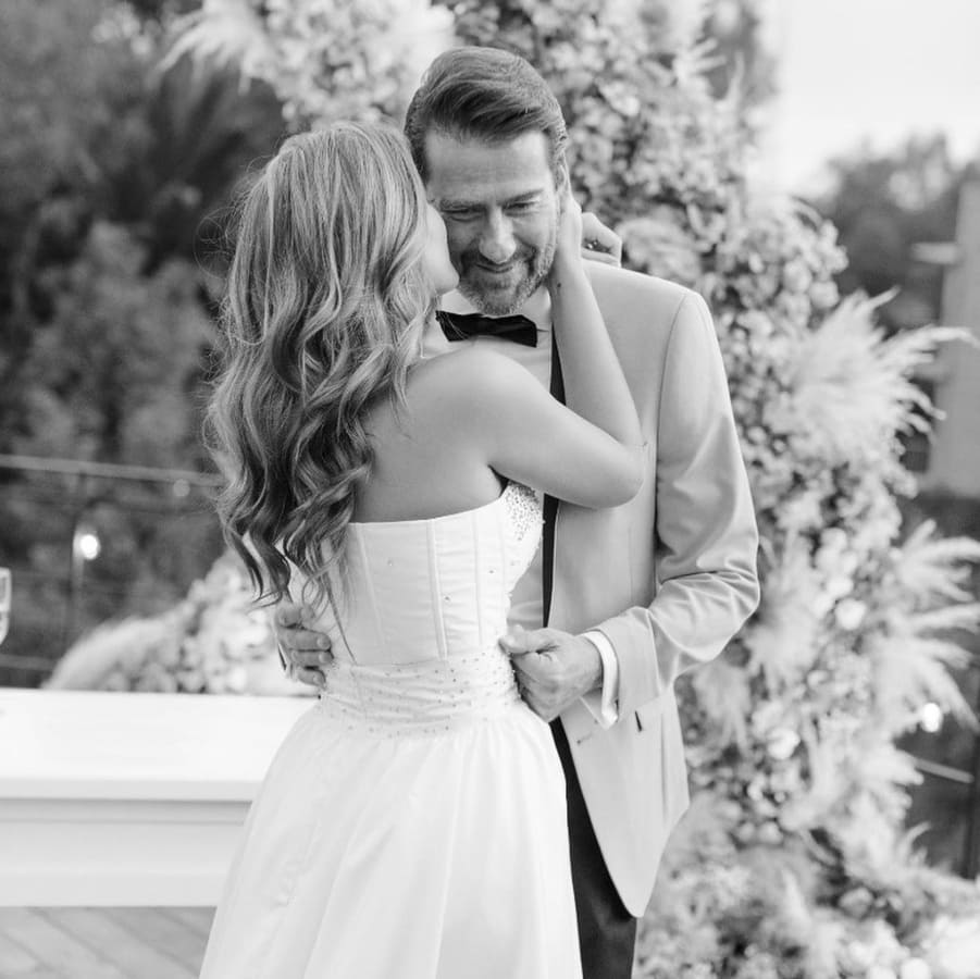 Eduardo Videgaray Sofía Rivera Torres en su boda / Instagram: @sofiariveratorres