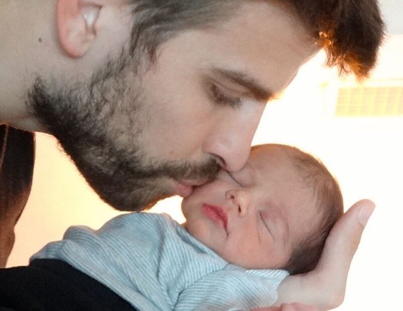 Las mejores fotos de Gerard Piqué y sus hijos Milan y Sasha 