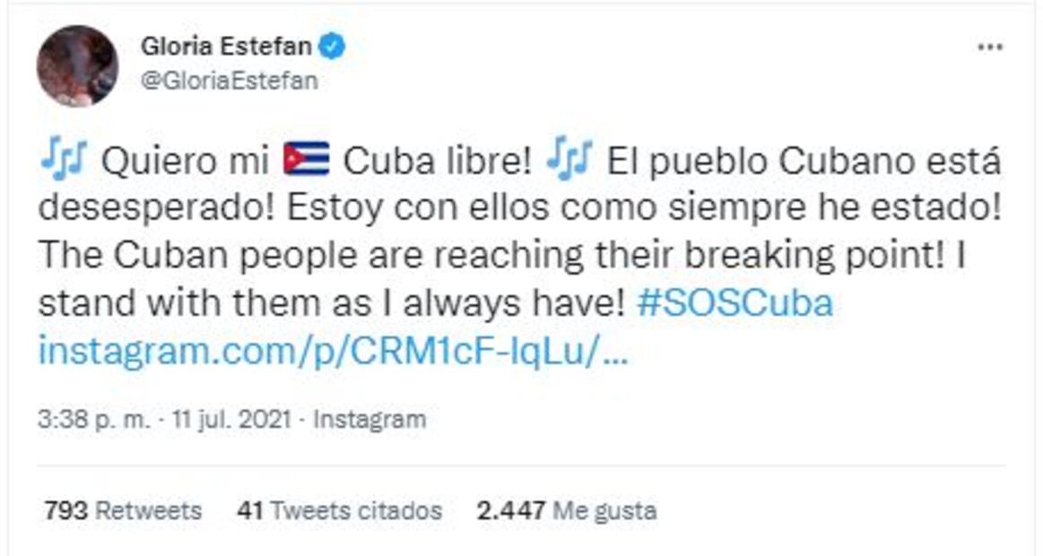 Ricky Martin y otras celebridades internacionales impulsan “SOS Cuba”