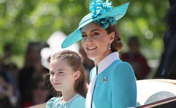 Kate Middleton y su hija deslumbran con looks a juego en el Trooping the Colour 2025 