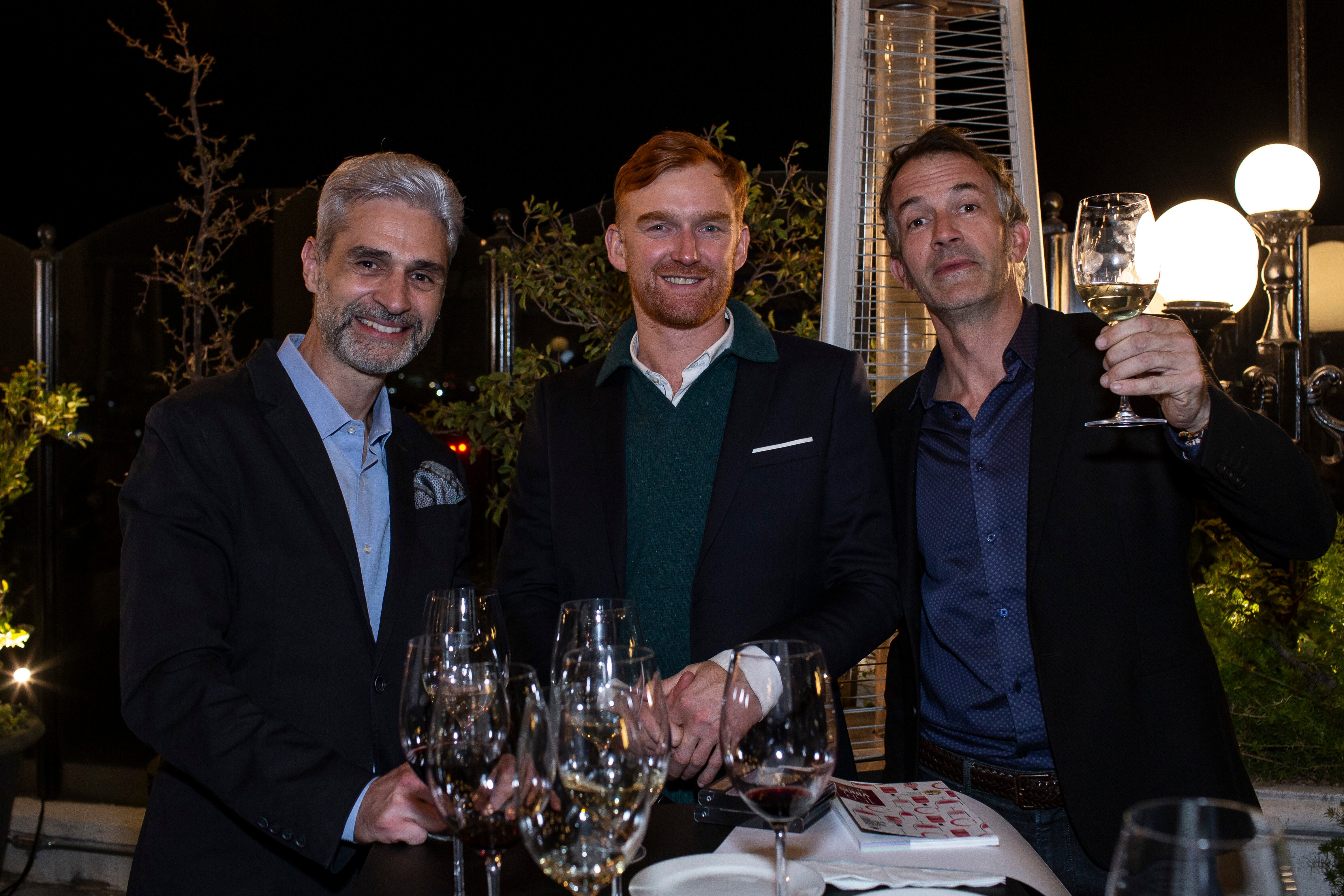 Matt Guerpillon, Tanguy de Borinat y Nicolas de Dampierre. (Foto: Esteban Torreblanca)