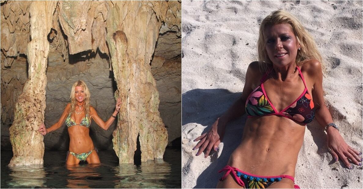 FOTOS: La delgada figura de Tara Reid en bikini
