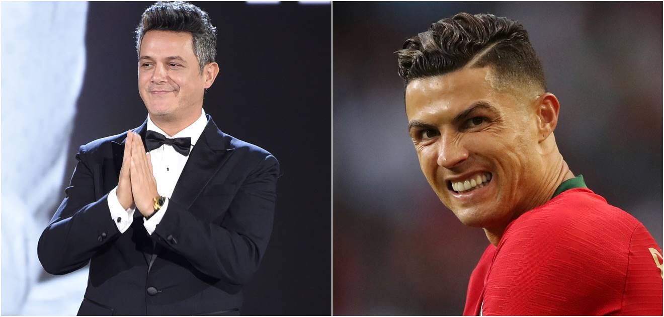 Alejandro Sanz y Cristiano Ronaldo pasan el Día del Padre en cuarentena