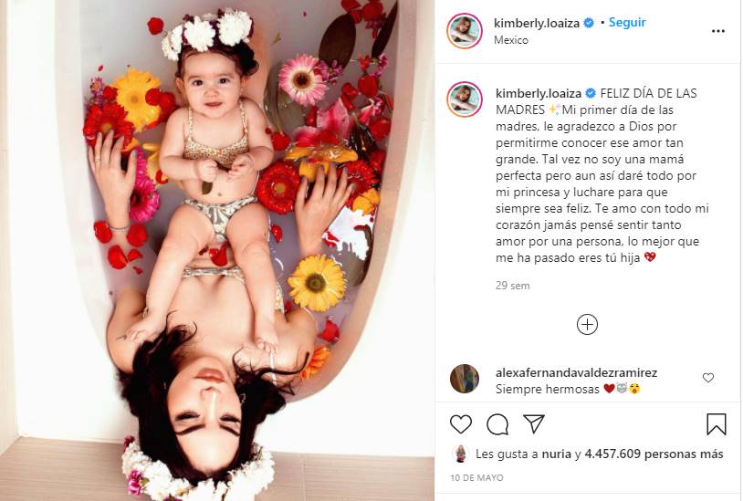 La espectacular vida de Kima, hija de Kimberly Loaiza