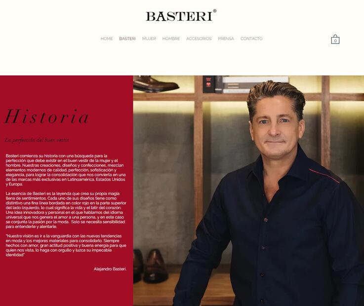 Alejandro Basteri lanza oficialmente Basteri Collection