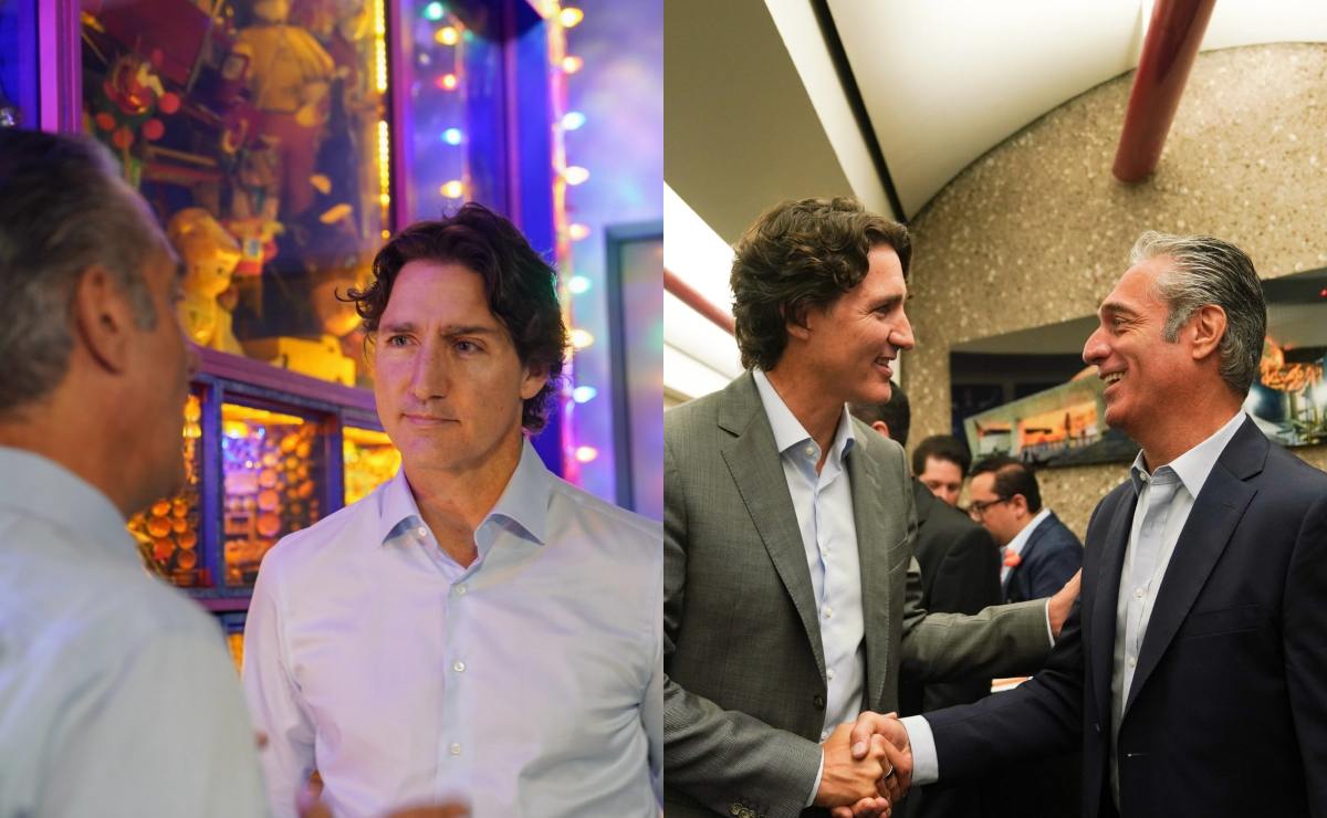 Justin Trudeau y Carlos Slim Domit (Foto: Instagram)