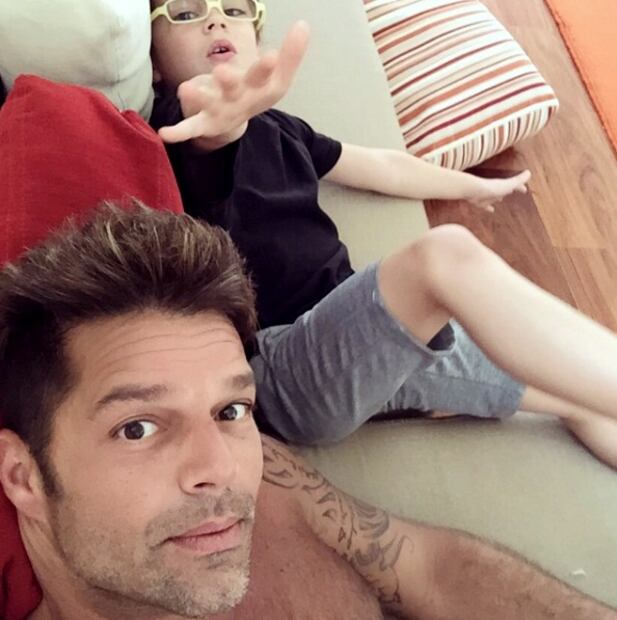 Así lucen los hijos de Ricky Martin a sus 8 años 